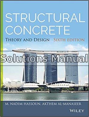 structural concrete theory and design 6th edition hassoun solutions manual