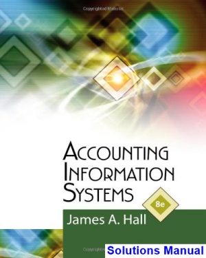 accounting information systems 8th edition hall solutions manual