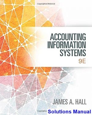 accounting information systems 9th edition hall solutions manual