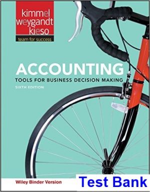 accounting tools business decision making 6th edition kimmel test bank