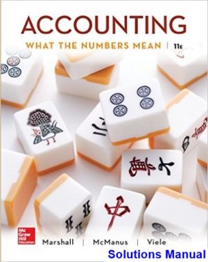 accounting what numbers mean 11th edition marshall solutions manual