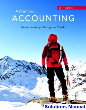 advanced accounting 12th edition beams solutions manual