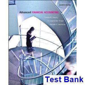 advanced financial accounting 7th edition beechy test bank