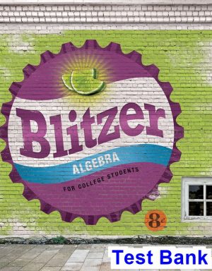 algebra college students 8th edition blitzer test bank