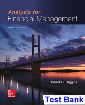 analysis financial management 11th edition higgins test bank