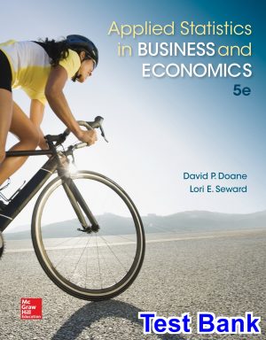 applied statistics business economics 5th edition doane test bank