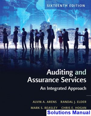 auditing assurance services 16th edition arens solutions manual