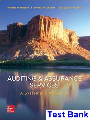 auditing assurance services systematic approach 10th edition messier test bank