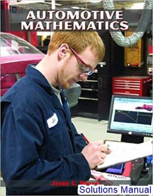 automotive mathematics 1st edition rouvel solutions manual