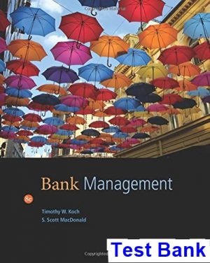 bank management 8th edition koch test bank