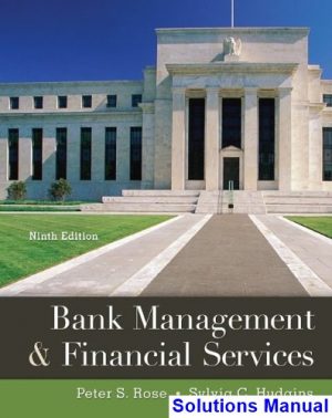 bank management financial services 9th edition rose solutions manual