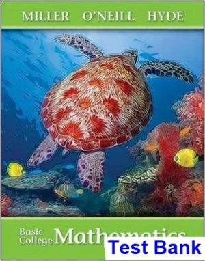 basic college mathematics 3rd edition miller test bank