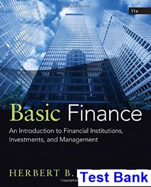 basic finance introduction financial institutions investments management 11th edition mayo test bank