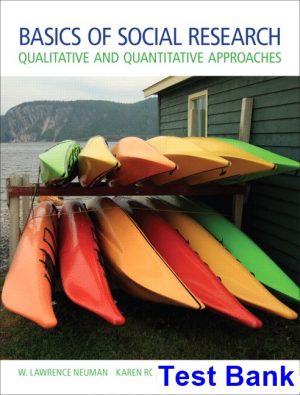 basics social research canadian 3rd edition neuman test bank
