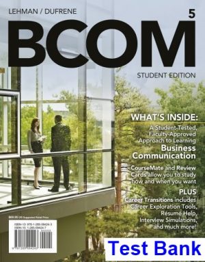 bcom 5th edition lehman test bank