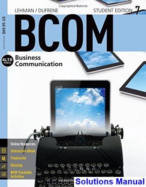 bcom 7 7th edition lehman solutions manual