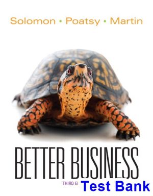 better business 3rd edition solomon test bank