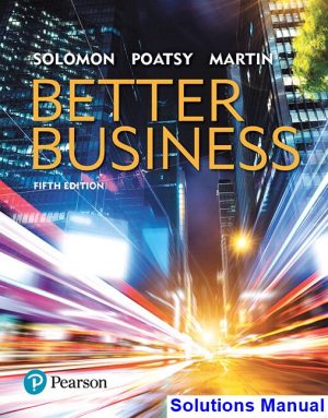 better business 5th edition solomon solutions manual