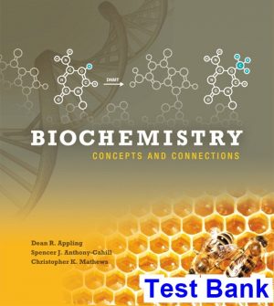 biochemistry concepts connections 1st edition appling test bank