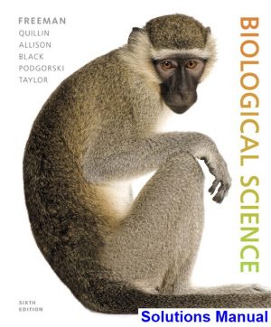 biological science 6th edition freeman solutions manual