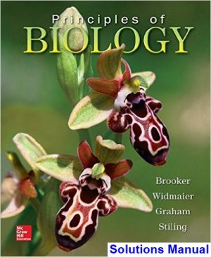 biology 1st edition brooker solutions manual