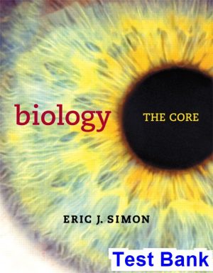 biology core 1st edition simon test bank