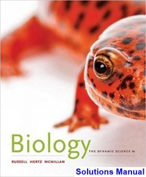 biology dynamic science 4th edition russell solutions manual