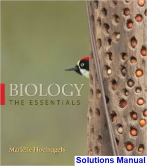 biology essentials 1st edition hoefnagels solutions manual
