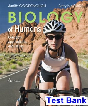 biology humans concepts applications issues 6th edition goodenough test bank