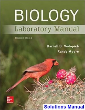 biology laboratory manual 11th edition vodopich solutions manual