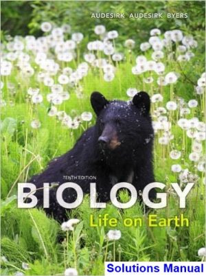 biology life on earth 10th edition audesirk solutions manual