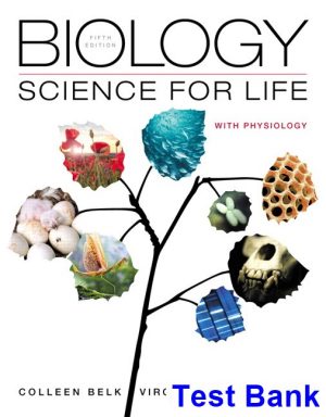 biology science life physiology 5th edition belk test bank