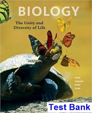 biology unity diversity life 14th edition starr test bank