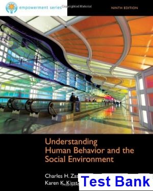 brooks cole empowerment series understanding human behavior social environment 9th edition zastrow test bank