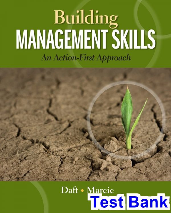 building management skills action first approach 1st edition daft test bank