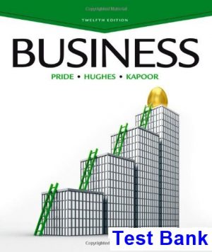 business 12th edition pride test bank