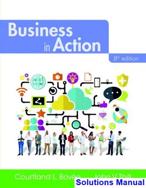 business action 8th edition bovee solutions manual
