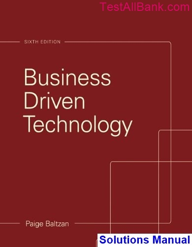 business driven technology 7th edition pdf download