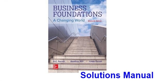 business foundations changing world 11th edition ferrell solutions manual