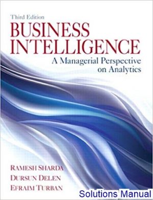 Business Analytics 3rd Edition Evans Solutions Manual