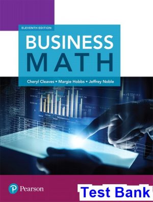 business math 11th edition cleaves test bank
