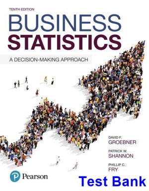 business statistics 10th edition groebner test bank