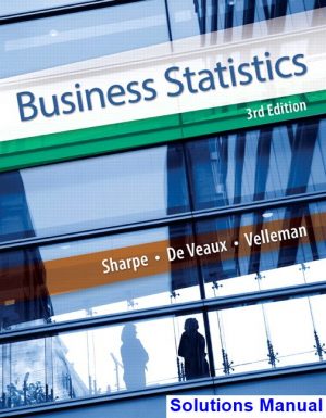 business statistics 3rd edition sharpe solutions manual