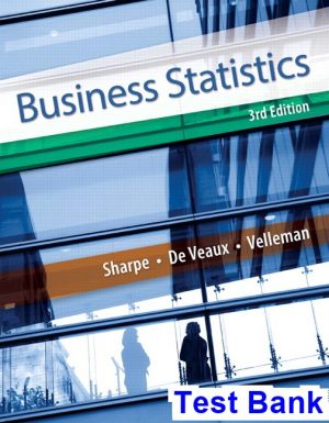 business statistics 3rd edition sharpe test bank