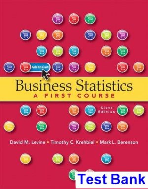 business statistics 6th edition levine test bank