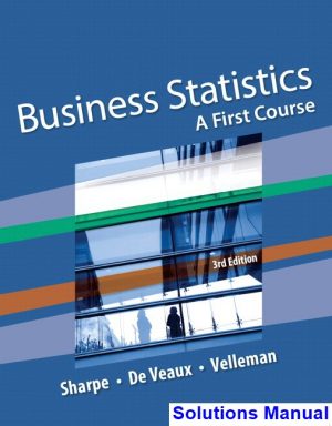business statistics first course 3rd edition sharpe solutions manual