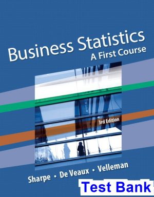 business statistics first course 3rd edition sharpe test bank