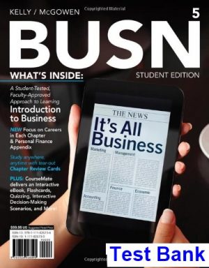 busn 5 5th edition kelly test bank