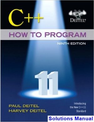 c how program early objects version 9th edition deitel solutions manual