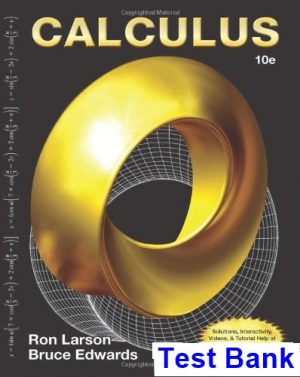 calculus 10th edition larson test bank